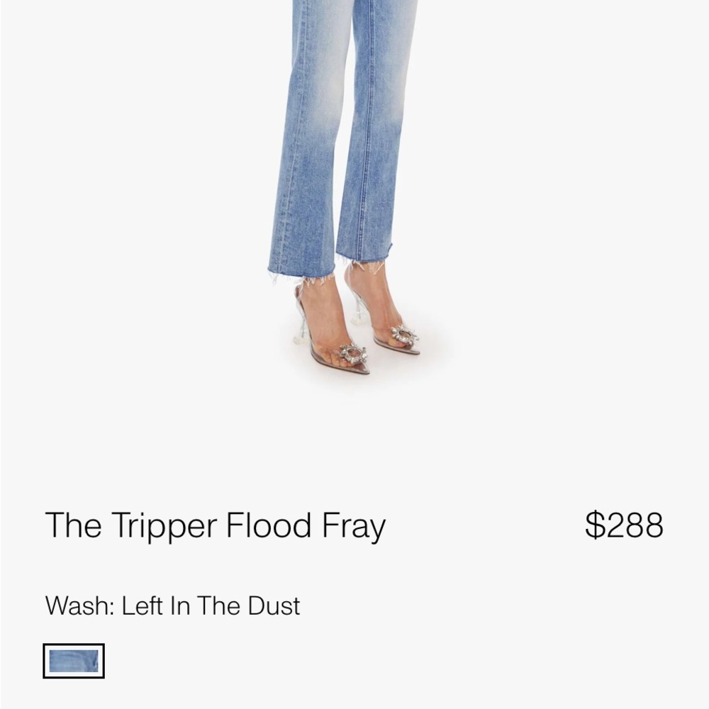 MOTHER Women's Light Blue Ankle Jeans